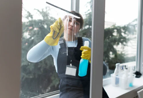 Nettoyage de vitres intérieures et extérieures à Haréville
